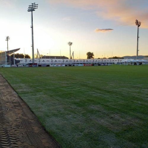 Rizollatura del terreno di gioco Juventus Training Center, intervento Paradello